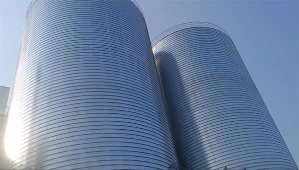 泸定2座混凝土高架卷板仓